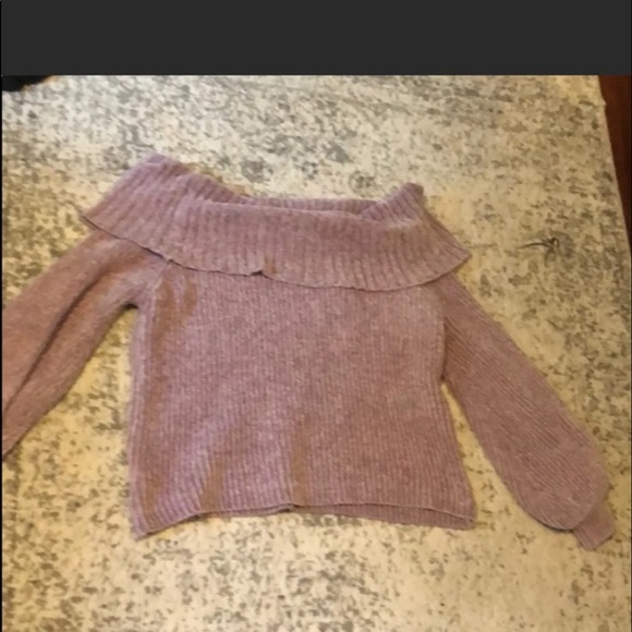 off the shoulder super soft sweater - Picture 3 of 3